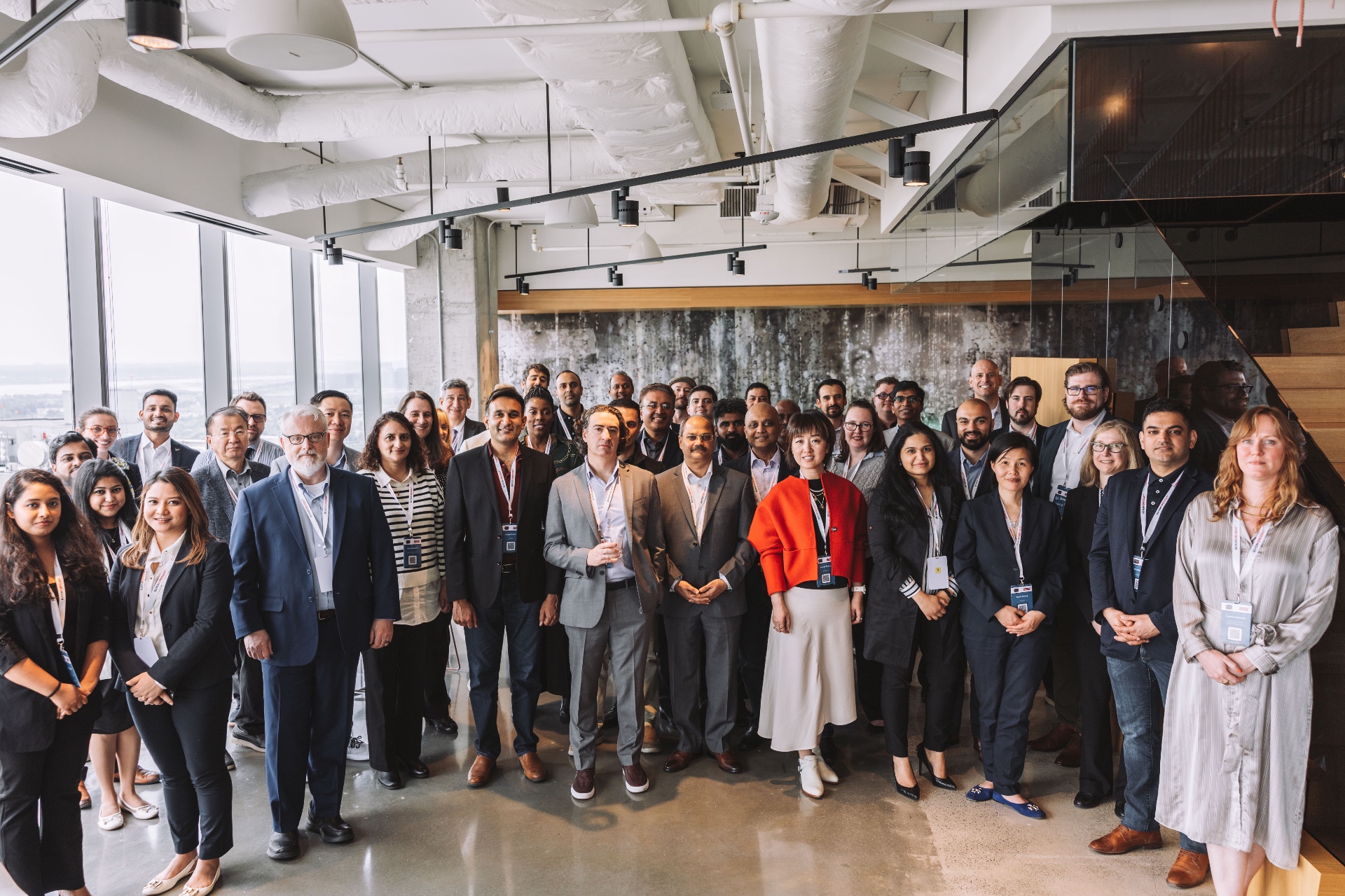 Executive event group photo