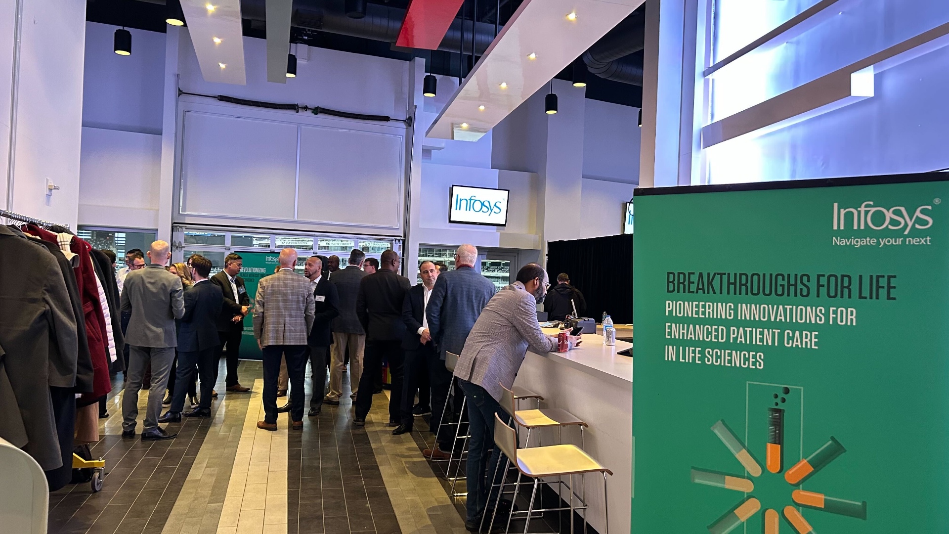 Executive networking reception